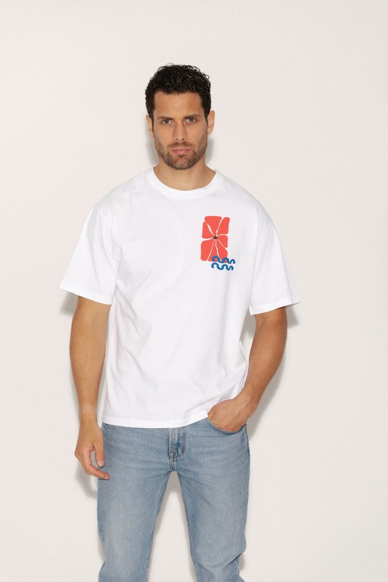 T - SHIRT QUENTIN WHITE S - ONE TEE