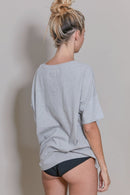 T - SHIRT ROXIE GRIS CHINE XS - ONE TEE