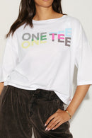 T - SHIRT SIBIL WHITE XS - ONE TEE