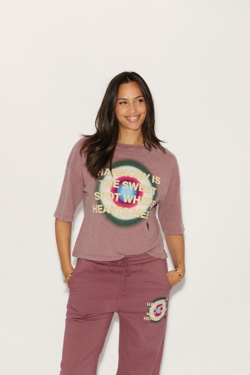 TANIA PLUM T-SHIRT XS - ONE TEE