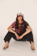 T - SHIRT TOBY BURGUNDY XS - ONE TEE