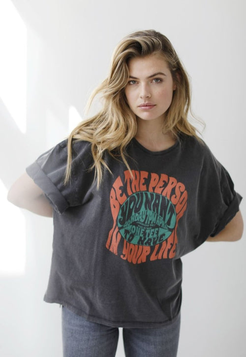 TEE SHIRT ALBA CARBONE XS - ONE TEE