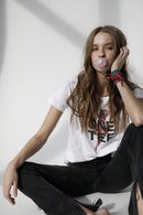TEE SHIRT AVA BANDANA BLANC/ BANDANA ROUGE XS - ONE TEE