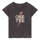 TEE SHIRT AVA BANDANA CARBONE/ BANDANA ROUGE XS - ONE TEE