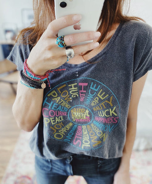 FELICIE CARBON T-SHIRT XS - ONE TEE