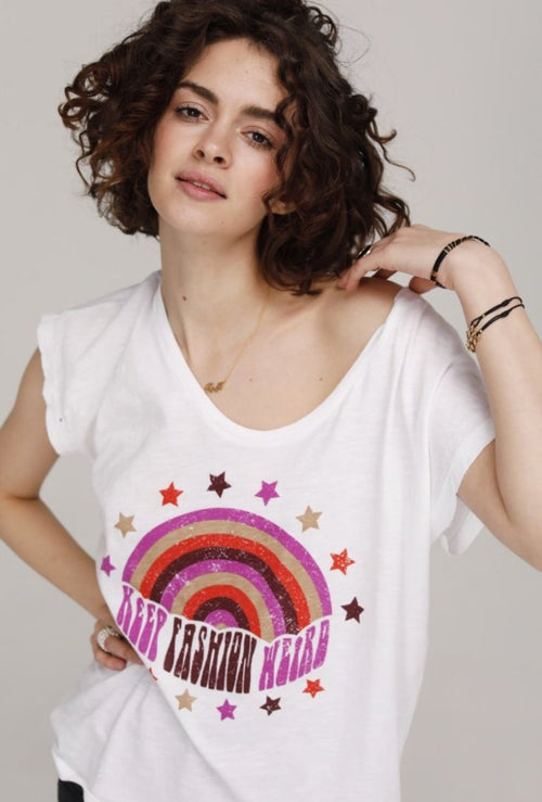 HORTENSE WHITE T-SHIRT XS - ONE TEE