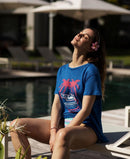 TEE SHIRT KALE BLUE XS - ONE TEE