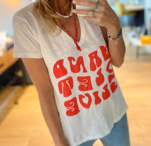 LIANE WHITE T-SHIRT XS - ONE TEE