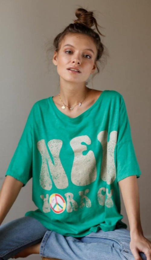 UMA GREEN XS TEE SHIRT - ONE TEE