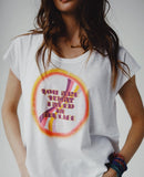 YAEL IVORY TEE SHIRT XS - ONE TEE