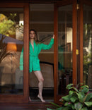 KIM GREEN KIMONO JACKET S/M - ONE TEE