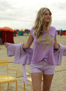 SHORT SASHA PURPLE VÉRONIKA XS - ONE TEE X VERONIKA LOUBRY