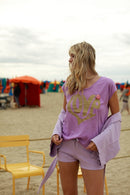 SHORT SASHA PURPLE VÉRONIKA XS - ONE TEE X VERONIKA LOUBRY