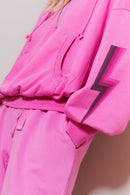 SWEAT PINK NATHAN X VÉRONIKA S/M - ONE TEE X VERONIKA LOUBRY