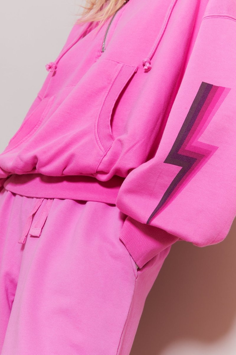 SWEAT PINK NATHAN X VÉRONIKA S/M - ONE TEE X VERONIKA LOUBRY