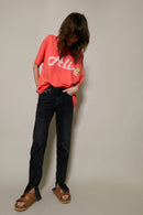 T - SHIRT AIDEN RED XS - ONE TEE X VERONIKA LOUBRY