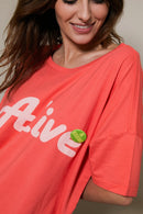 T - SHIRT AIDEN RED XS - ONE TEE X VERONIKA LOUBRY