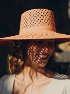 Opale Jr Straw Hat - Apricot