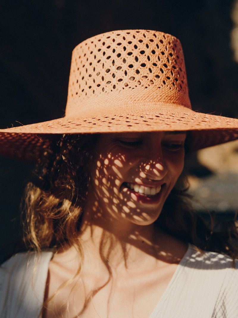 Opale Jr Straw Hat - Apricot