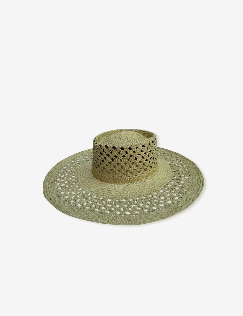 Chapeau Paille Opale Jr - Sage Clair
