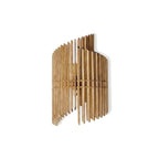 Opale Eikenkleur | Wandlamp