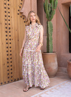 Robe Longue Opavia Ampelia Tilleul
