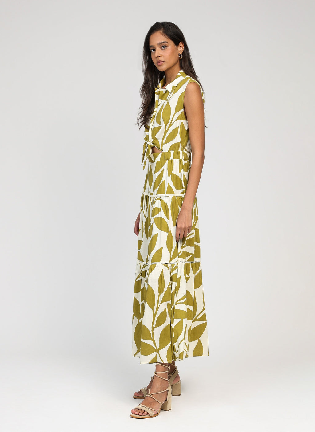 Robe Longue Opavia Liam Olive