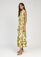 Robe Longue Opavia Liam Olive