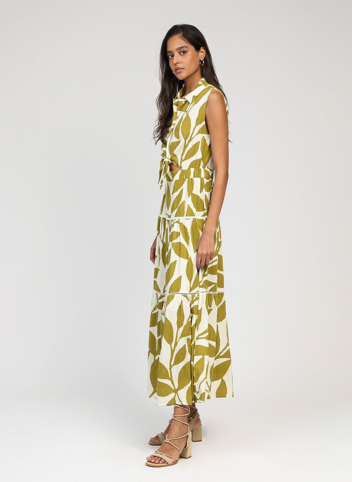 Robe Longue Opavia Liam Olive