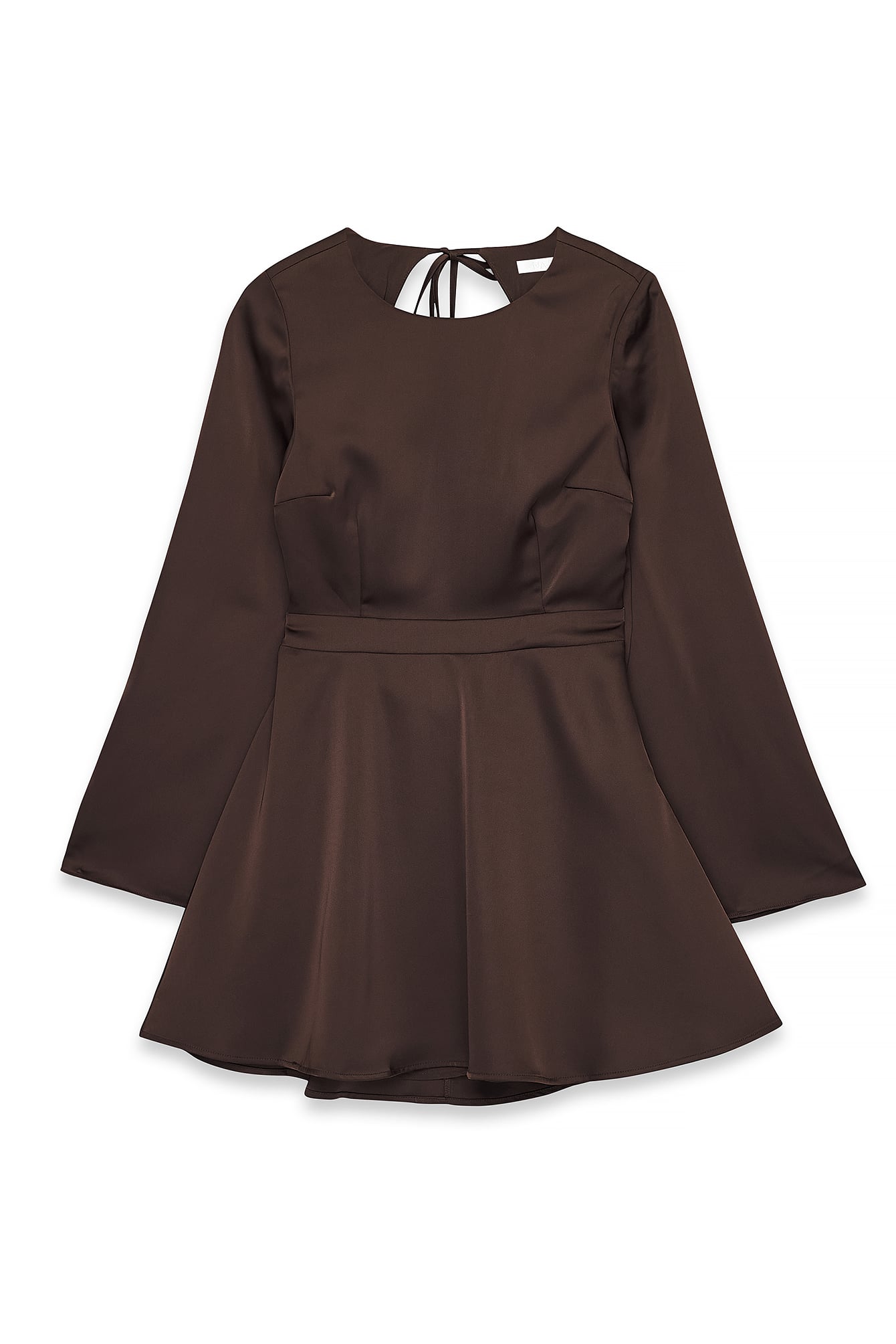 Robe Dos Ouvert Marron