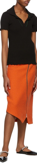 Jupe Longue - Orange - Femme