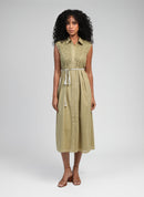 Orenia Lime Blossom Long Dress