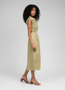 Orenia Lime Blossom Long Dress