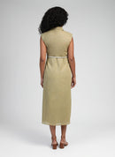 Orenia Lime Blossom Long Dress