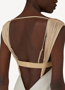 Nensi Dojaka - Soutien-Gorge Organza Pleated - Camel - Femme