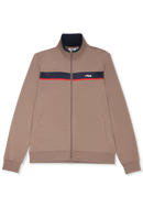 Sagano Regular Taped Track Jacket - Taupe Gray