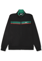 Chaqueta deportiva clásica con bandas - Negro
