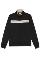 Sagano Regular Taped Track Jacket - Black-White Pepper