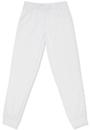Sagano Regular Track Pants - Bright White-Black Iris