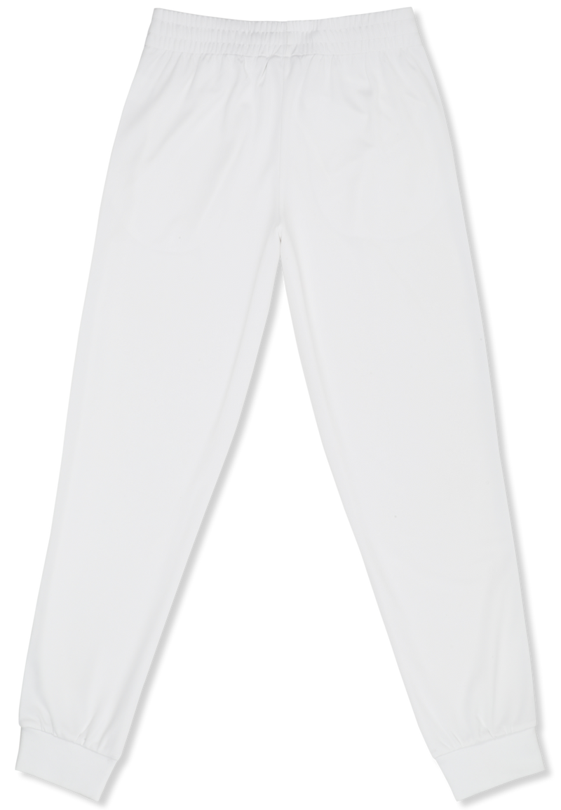 Sagano Regular Track Pants - Bright White-Black Iris