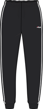 Pantalón deportivo clásico - Negro-Blanco brillante