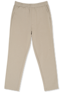 Jovencan Slim Cropped Smart Sweatpants - Blanc Poivre