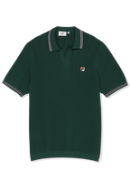 Polo De Punto Con Cuello Johnny Clásico - Verde Ramo