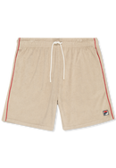 Empoli Regular Towelling Shorts - Blanc Poivre