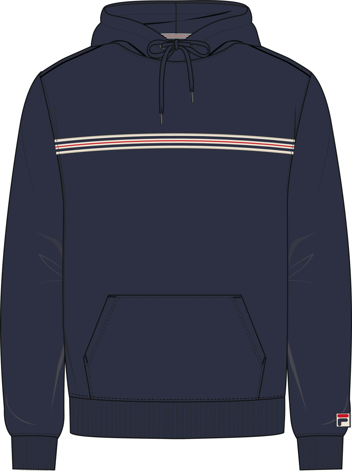 Sudadera con capucha Classic Heritage Band - Iris Black