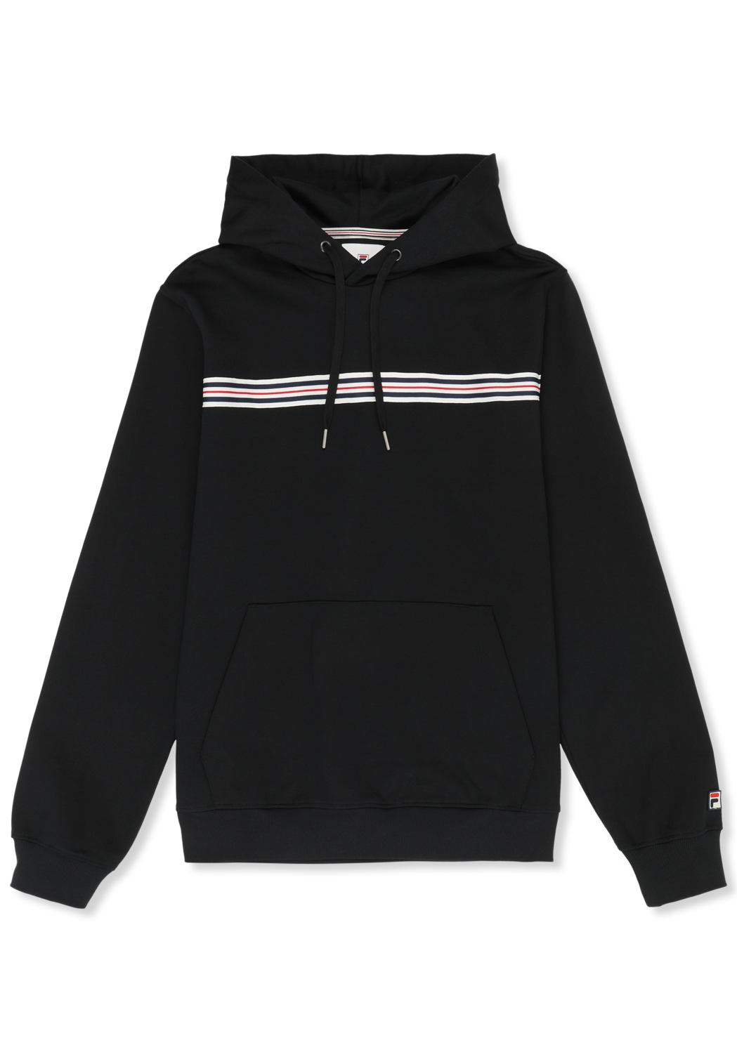 Hoodie À Bande Heritage Classique - Noir