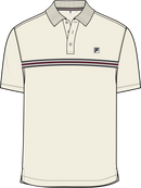 Diecimo Regular Heritage Tape Polo Shirt - Egret