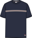 Diecimo Regular Heritage Tape T-Shirt - Black Iris