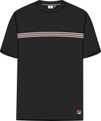 Camiseta Classic Heritage Band - Negro