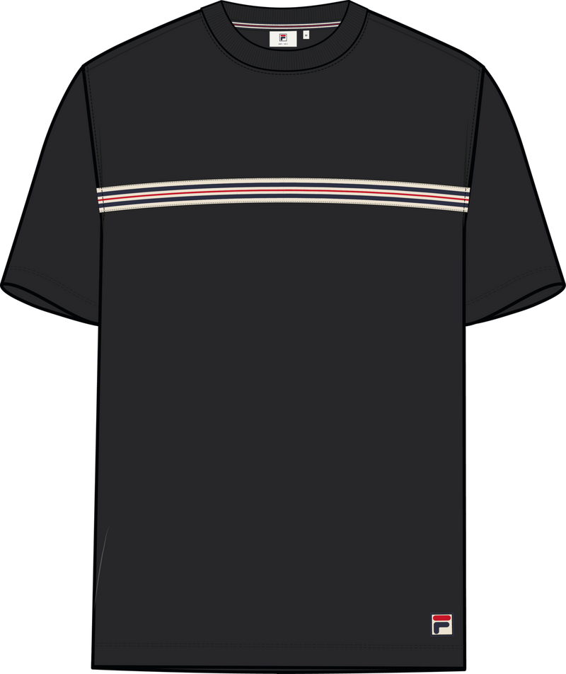 Diecimo Regular Heritage Tape T-Shirt - Noir